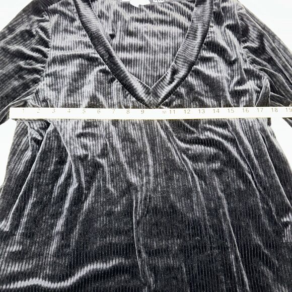 Nicole Miller Black Long Sleeves Pullover Dress Size 1X - Picture 4 of 6